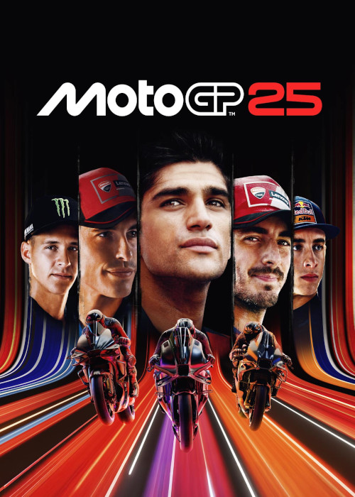 Portada oficial de MotoGP 25 para PC