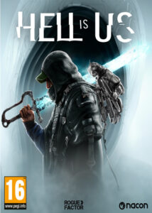 Portada de Hell is Us mostrando al protagonista con su espada en un entorno postapocalíptico.