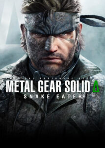 Portada de Metal Gear Solid Snake Eater mostrando a Snake camuflado en la selva.