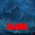 Dos hermanos navegando en un bote por aguas oscuras rodeados de criaturas grotescas en el mundo de REANIMAL para PC.